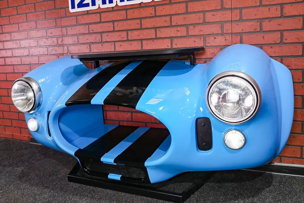 Консоль под ТВ «Shelby Cobra», голубая фотография 3