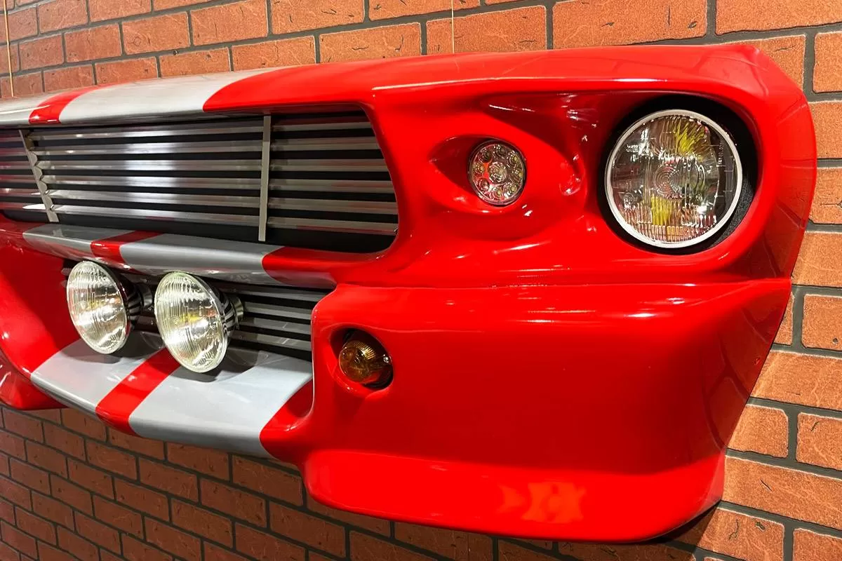 Панно на стену «Ford Mustang 1967 года», красный фотография 4