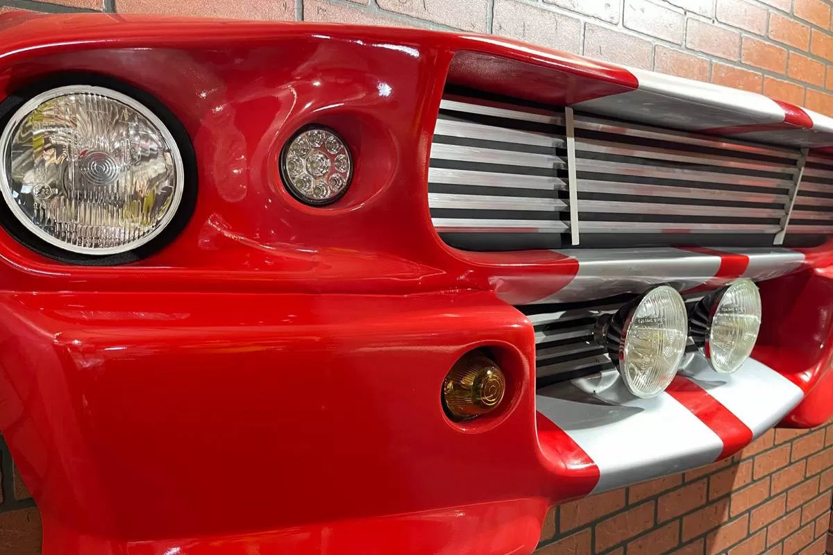 Панно на стену «Ford Mustang 1967 года», красный фотография 5